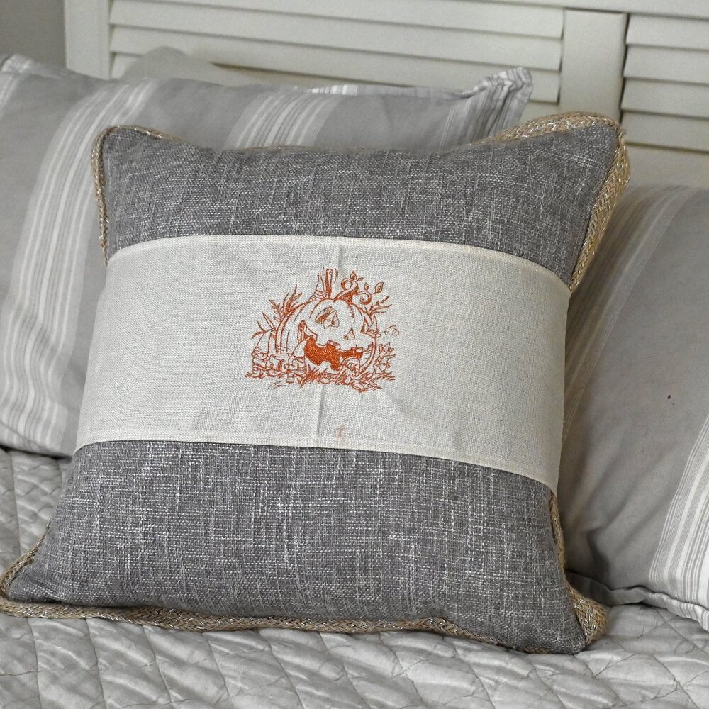 Fall Themed Pillow wraps with Gnome design